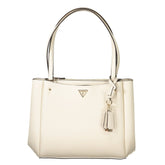 Guess Jeans White Polyethylene Handbag